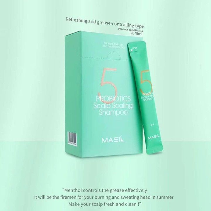 MASIL 5 Probiotics Scalp Scaling Shampoo Stick Pouch 8ml x 20ea