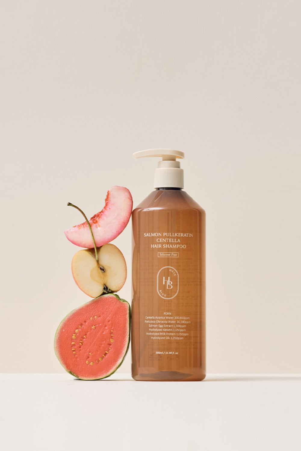 HEVEBLUE - Salmon Pullkeratin Centella Hair Shampoo 500ml