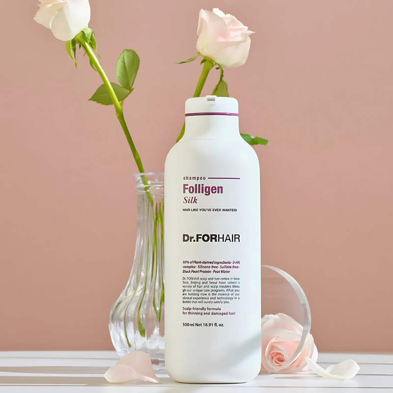 DR FOR HAIR - Folligen Silk Shampoo 500ml