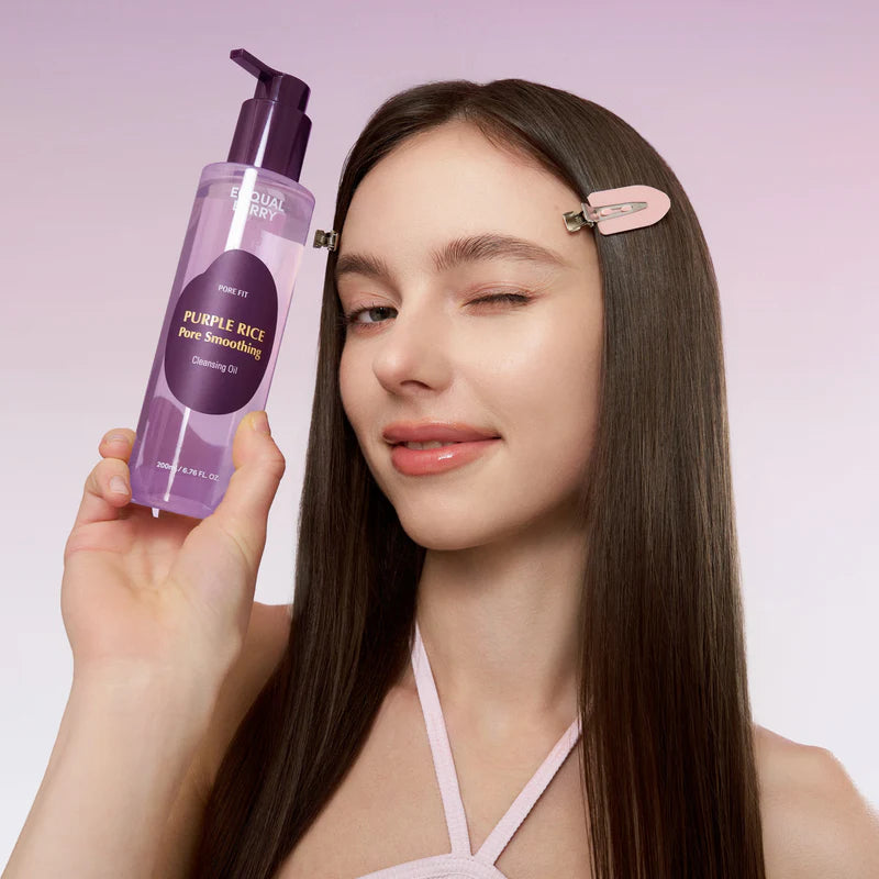 EQQUALBERRY - Purple Rice Pore Smoothing, Cleansing Oil 200ml