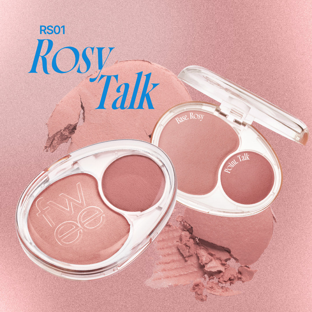 FWEE - Mellow Dual Blush RS01 Rosy Talk 7.2g