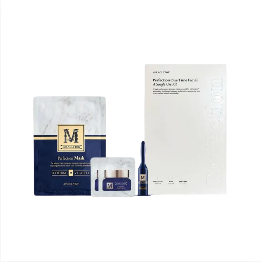 Miracletox Perfection One Time Facial A Single Use Kit 2g/30g/2g x 2