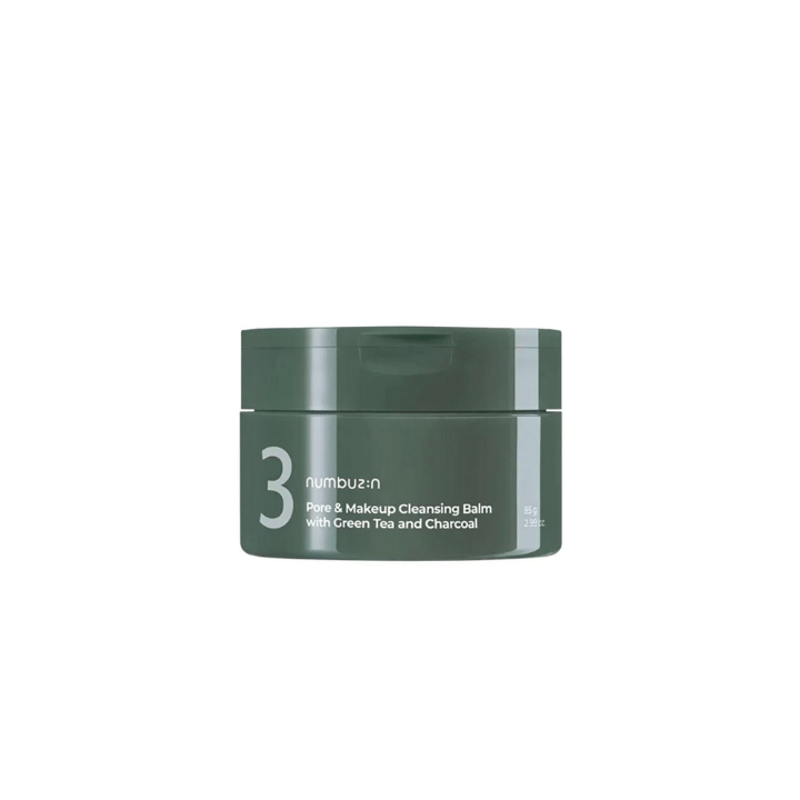 NUMBUZIN No.3 Pore & Makeup Cleansing Balm with Green Tea and Charcoal 85g