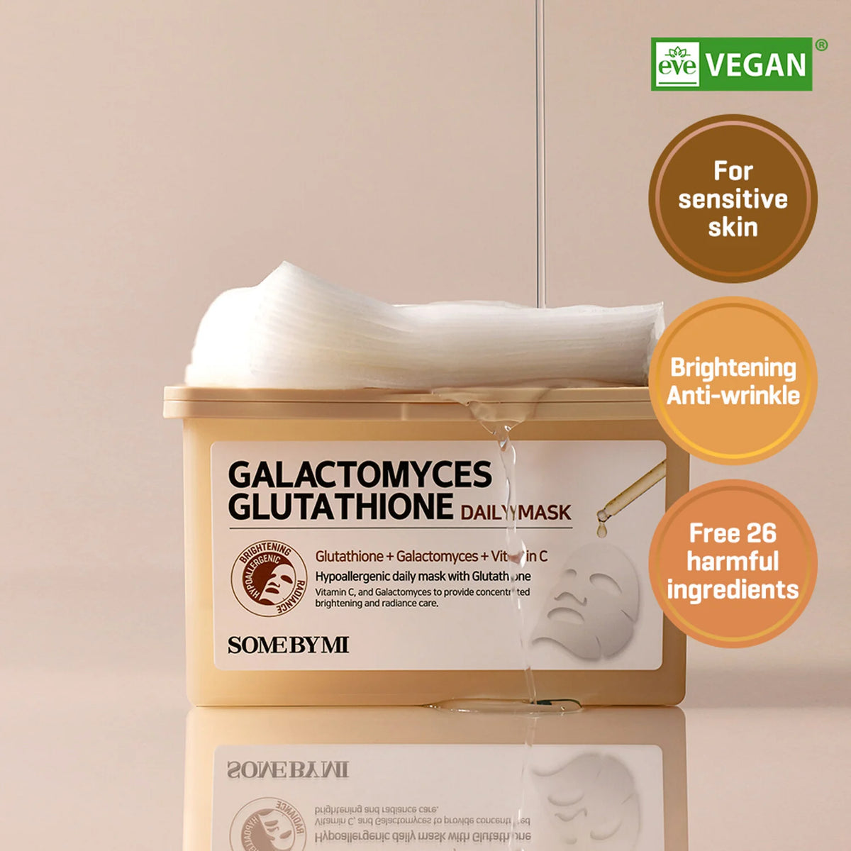 SOME BY MI Galactomyces Glutathione Daily Mask 30 Mask / Box