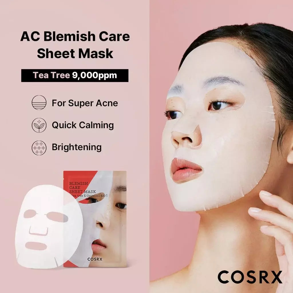 COSRX ā AC Collection Blemish Care Sheet Mask 26 ml / ea