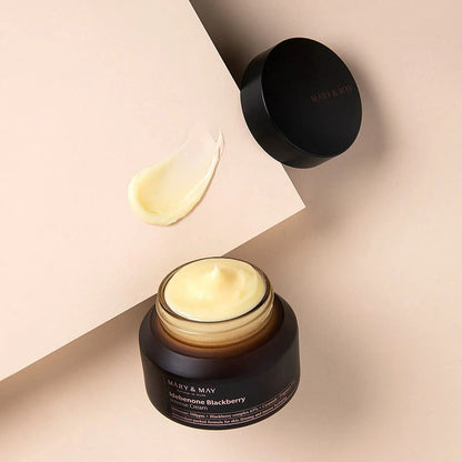 MARY & MAY - Idebenone + Blackberry complex intensive total care cream