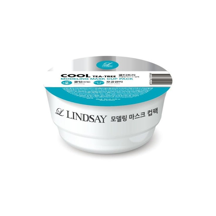 LINDSAY – Modeling Mask Cup Pack Cool Tea-Tree 28g