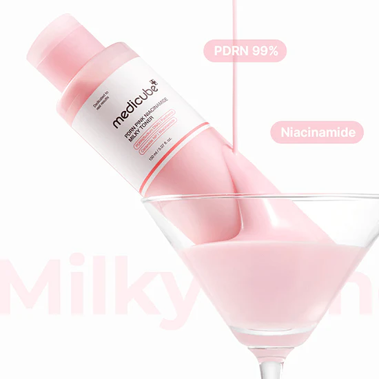 MEDICUBE PDRN Pink Niacinamide Milky Toner – 150 ml