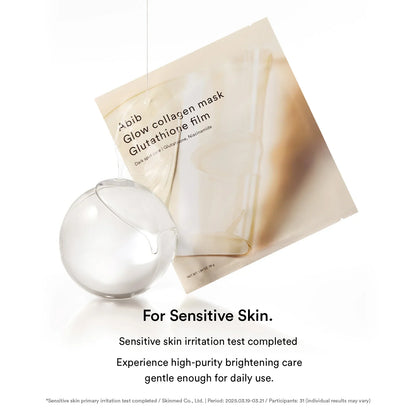 ABIB – Glow Collagen Mask Glutathione Film 4 Mask / Pack