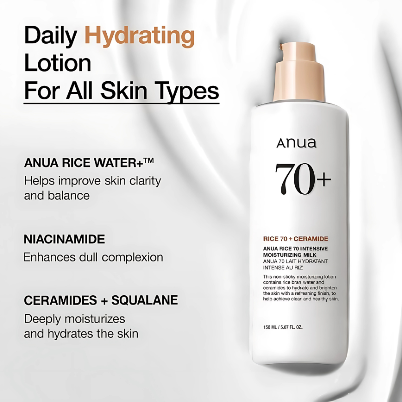 ANUA - Rice 70 Intensive Moisturising Milk 150ml