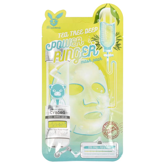 ELIZAVECCA – Tea Tree Deep Power Ringer Mask (Single)