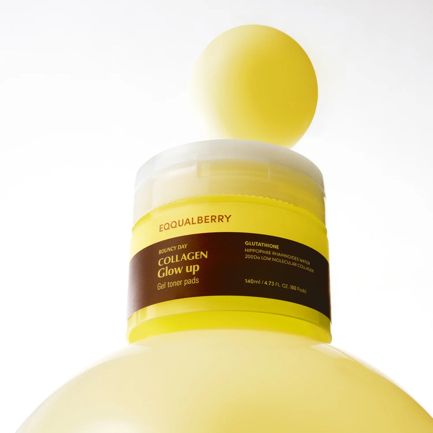 EQQUALBERRY – Collagen Glow Up Gel Toner Pad