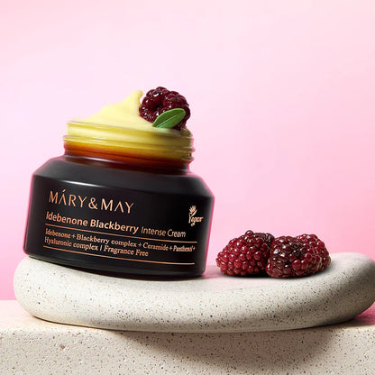 MARY & MAY - Idebenone + Blackberry complex intensive total care cream