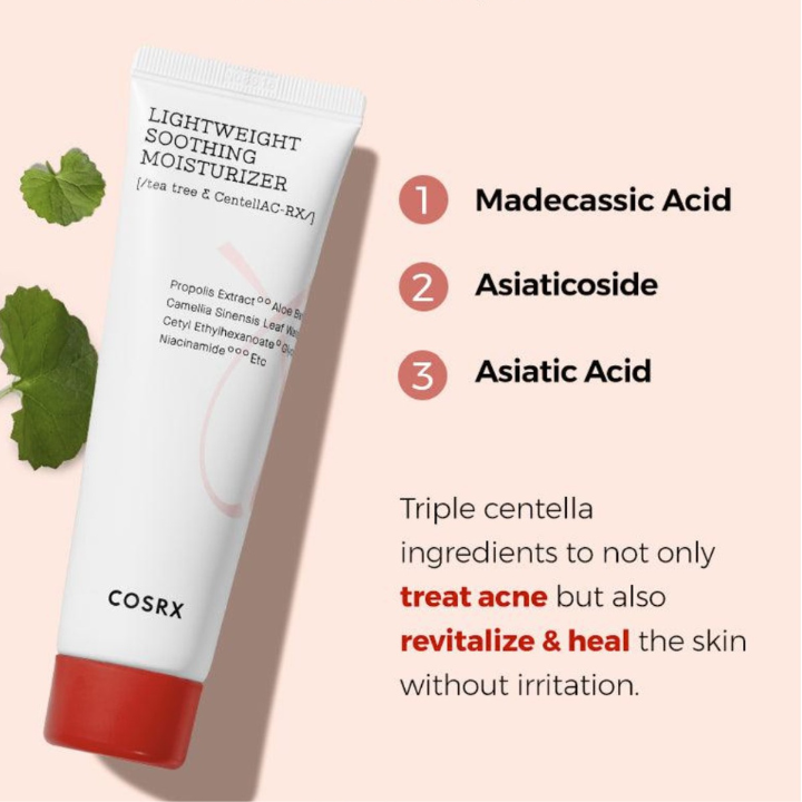 COSRX AC Collection Lightweight Soothing Moisturizer 2.0 - 80ml