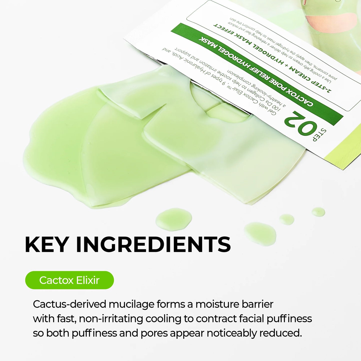 DR MELAXIN - Cactox Pore Relief Jelly Cream Hydrogel Mask