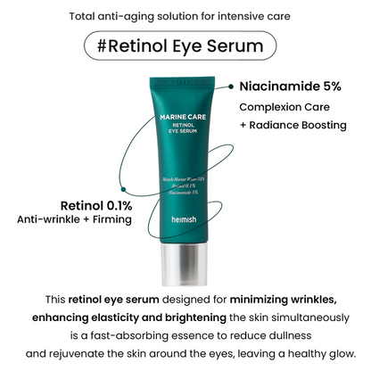 HEIMISH - Marine Care Retinol Eye Serum 30ml
