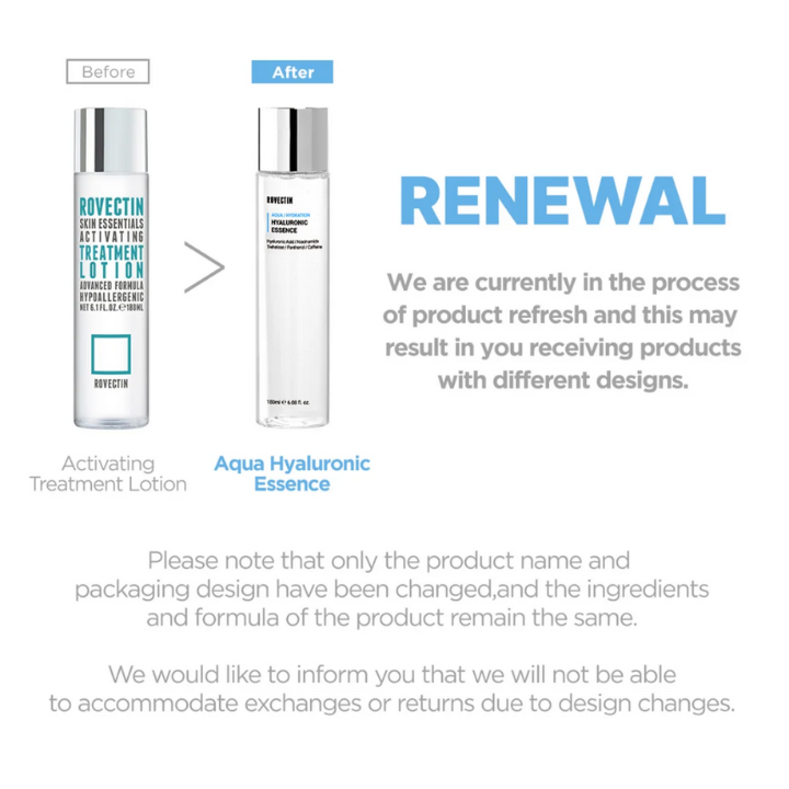 ROVECTIN Aqua Hyaluronic Essence 100ml
