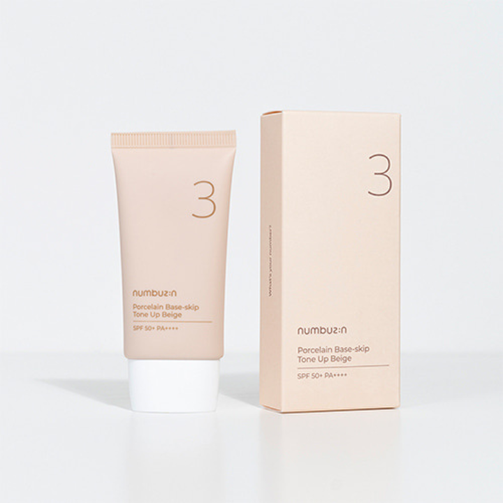NUMBUZIN No.3 Porcelain Base-Skip Tone Up Beige 50ml