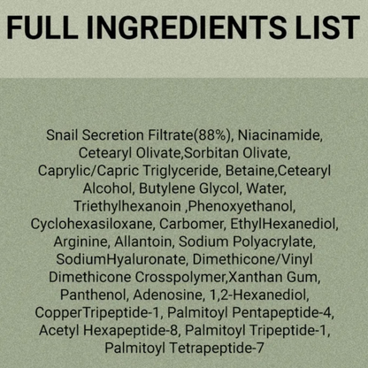 JUMISO - Snail Mucin 95 + Peptide Cream 100ml