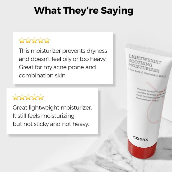 COSRX AC Collection Lightweight Soothing Moisturizer 2.0 - 80ml