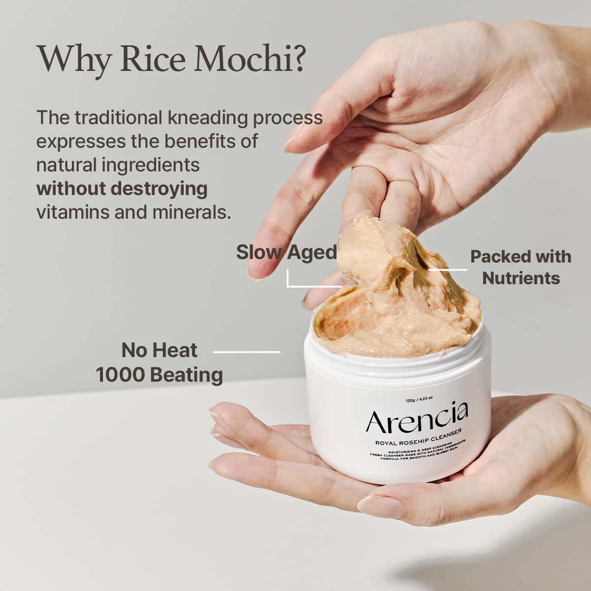 ARENCIA - Calendula Rice Mochi Cleanser 120g