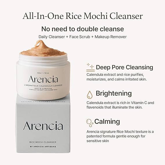 ARENCIA - Calendula Rice Mochi Cleanser 120g