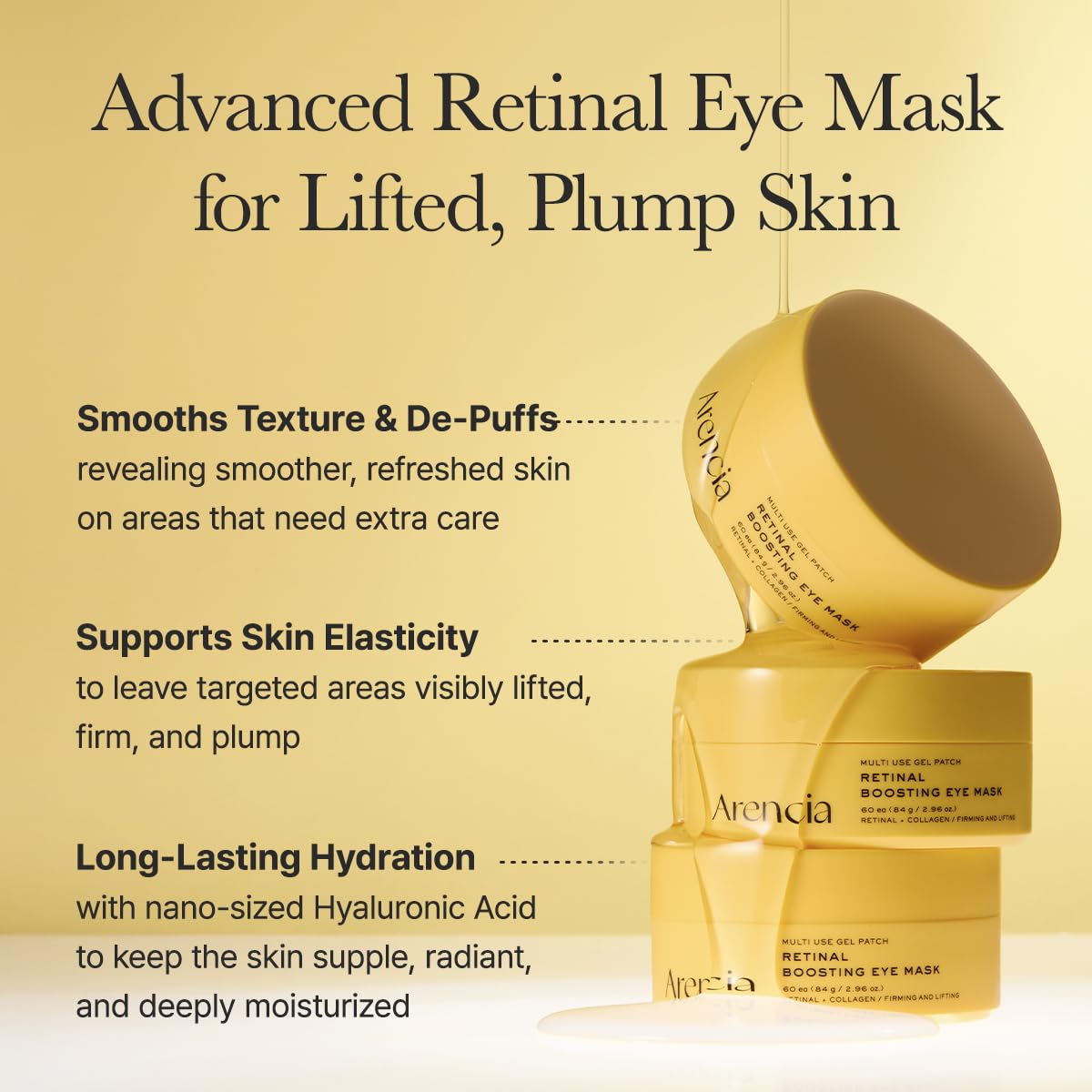 ARENCIA - Retinol Boosting Eye Mask 60 Patches