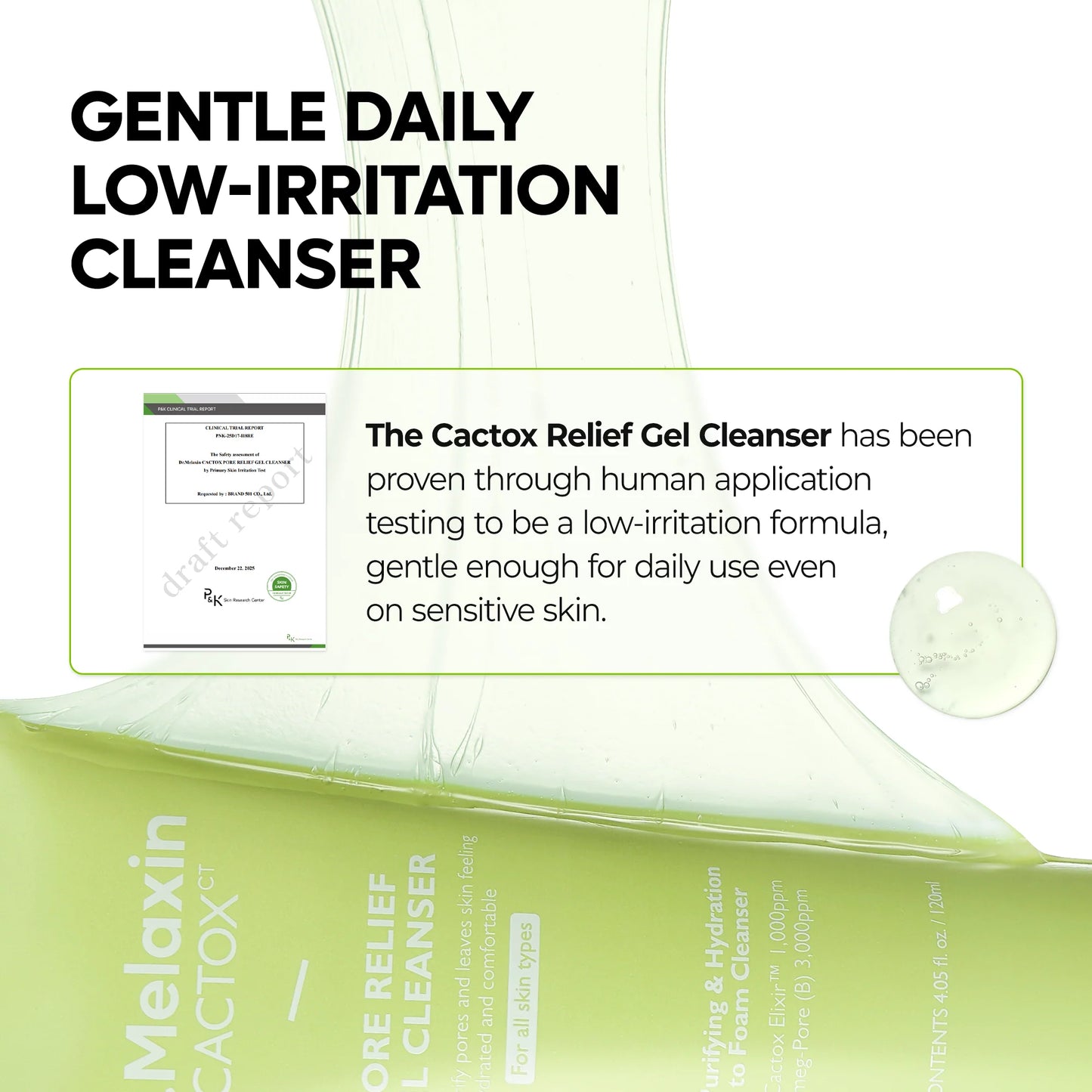 DR MELAXIN - Cactox Pore Relief Gel Cleanser 120ml