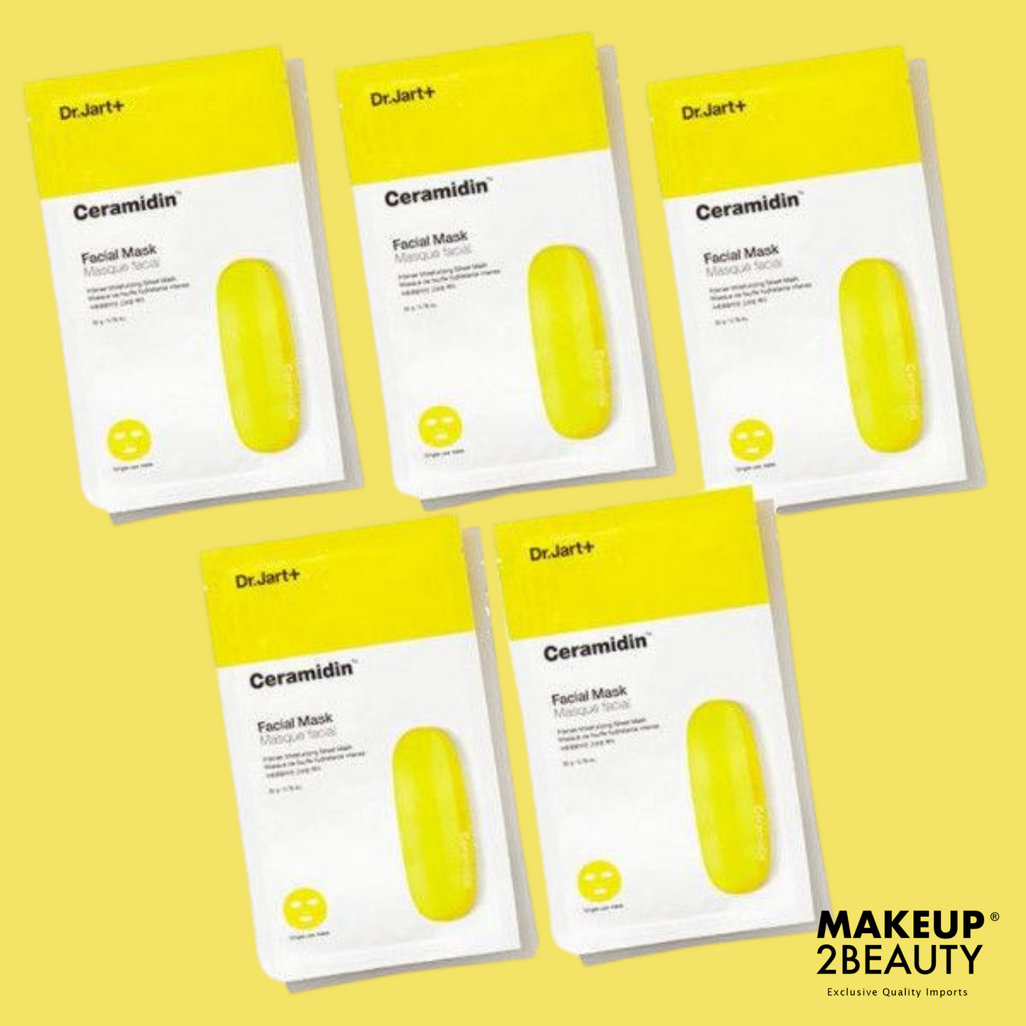 Copy of Dr Jart Ceramidin Facial Mask - 22g x 5 Mask / Box