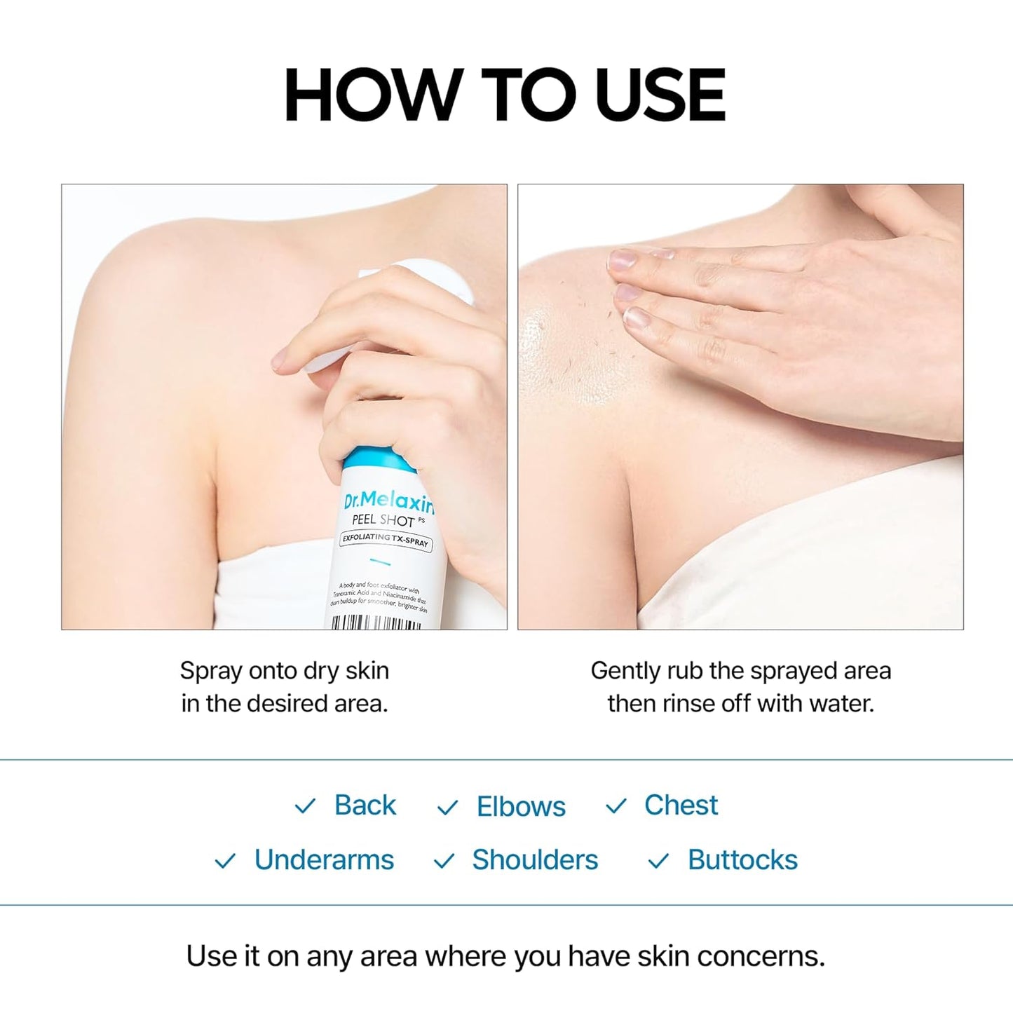 DR MELAXIN - PEEL SHOT EXFOLIATING TX-SPRAY