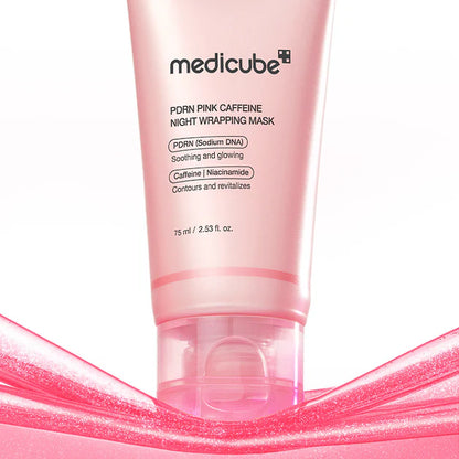 MEDICUBE PDRN Pink Caffeine Night Wrapping Mask – 80 ml