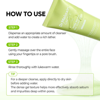 DR MELAXIN - Cactox Pore Relief Gel Cleanser 120ml