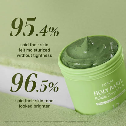 P.CALM – Holy Basil Bubble Deep Mask 90g