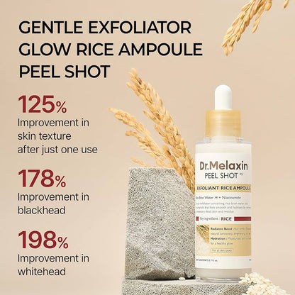 Dr.Melaxin - PEEL SHOT Exfoliating White Rice Ampoule 80ml