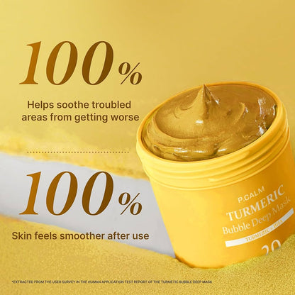 P.CALM – Turmeric Bubble Deep Mask 90g