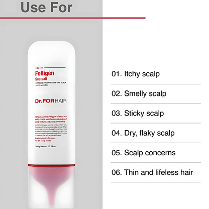 DR FOR HAIR - Folligen Sea Salt Scaler 300ml