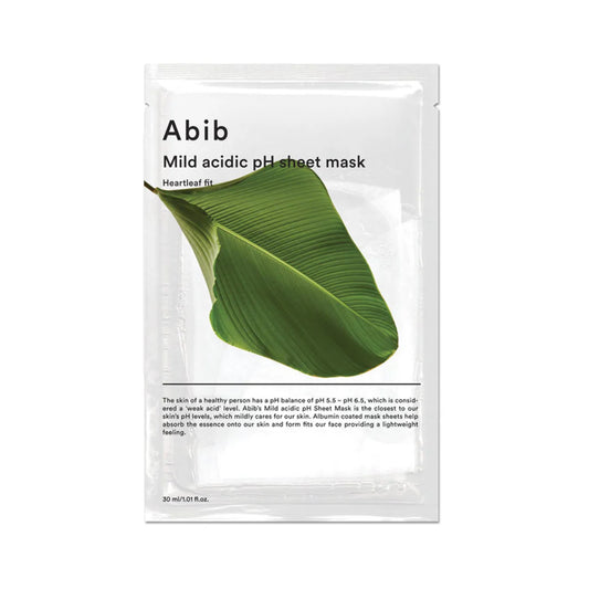 ABIB – Mild Acidic pH Sheet Mask Heartleaf Fit 1 pc