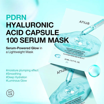ANUA PDRN Hyaluronic Acid Capsule 100 Serum Mask	23ml