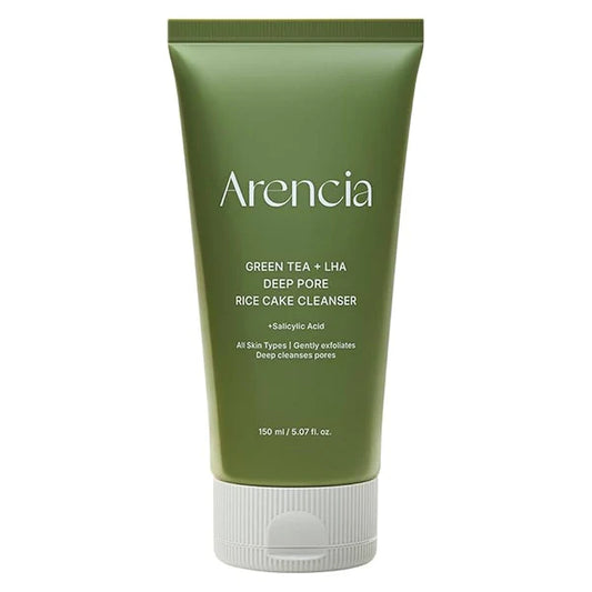 ARENICA - Green Tea + LHA Deep Pore Rice Cake Cleanser 150ml