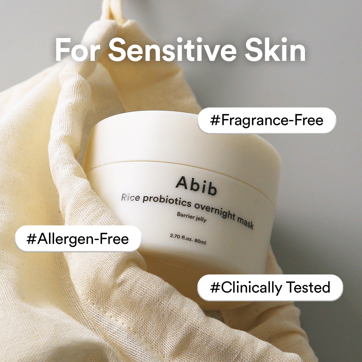 ABIB Rice Probiotics Overnight Mask – 80 ml