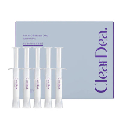 ClearDea Mucin Collanetinal Deep Wrinkle Shot for Face – 4 ml x 5 ea