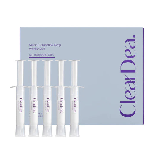 ClearDea Mucin Collanetinal Deep Wrinkle Shot for Face – 4 ml x 5 ea
