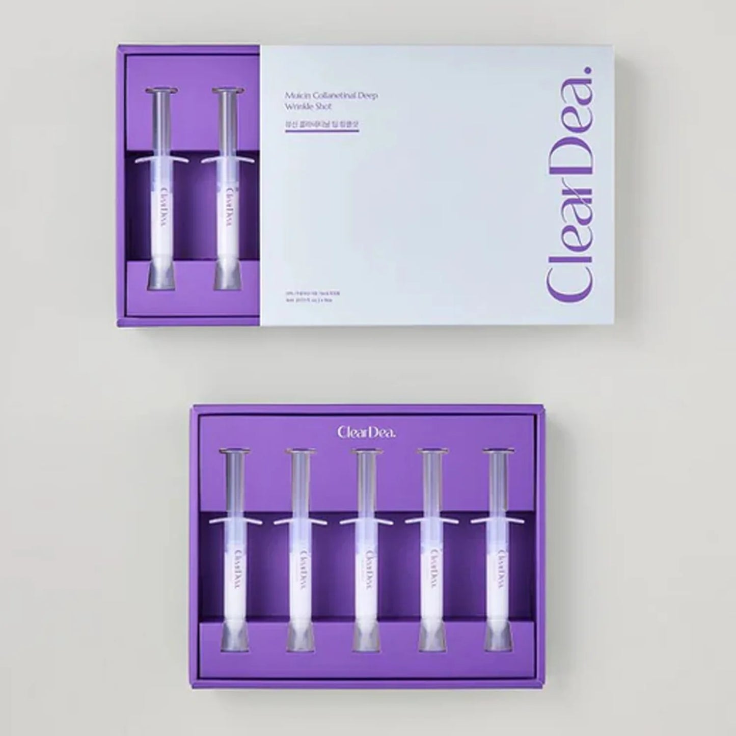 ClearDea Mucin Collanetinal Deep Wrinkle Shot for Face – 4 ml x 5 ea