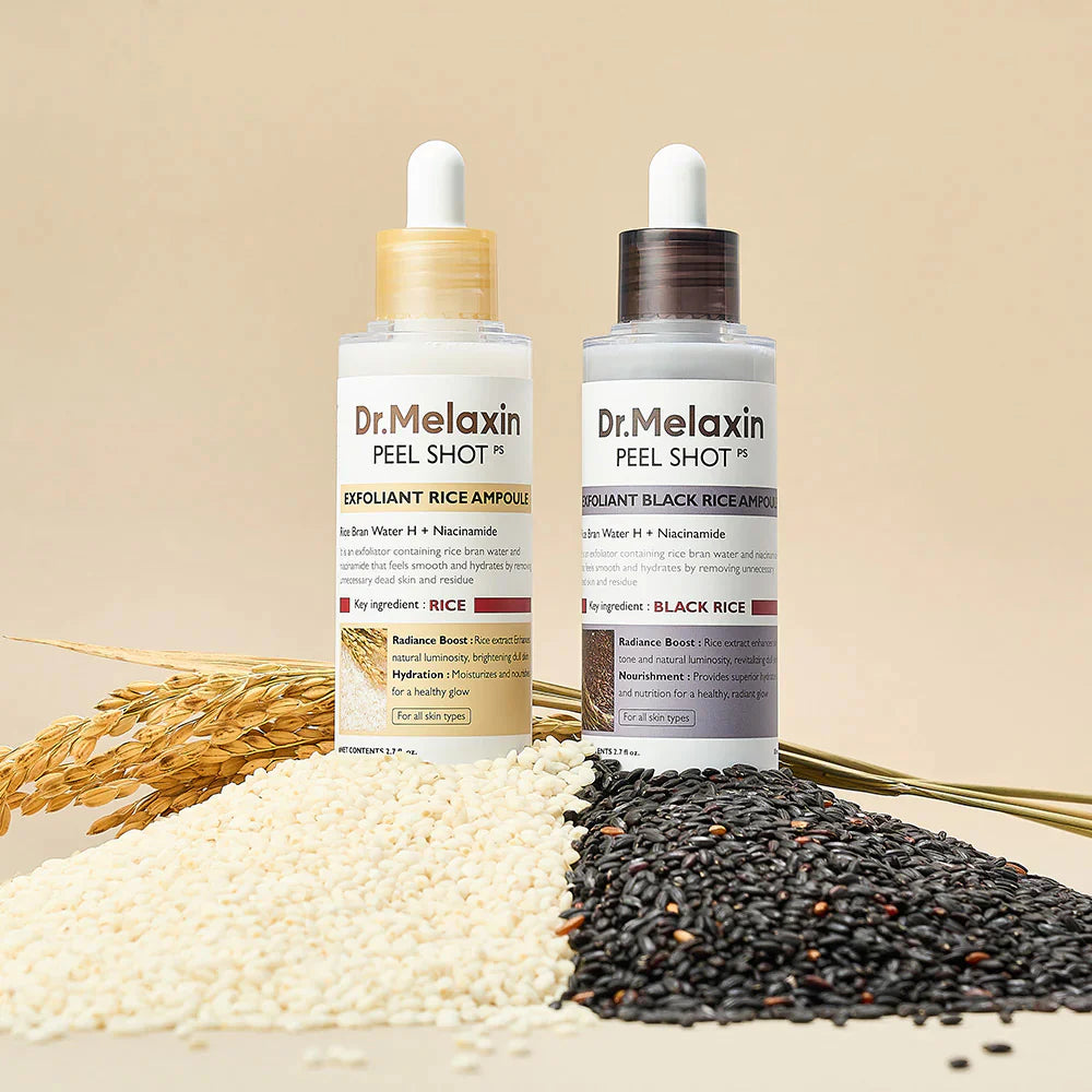 Dr.Melaxin - PEEL SHOT Exfoliating Black Rice Ampoule 80ml