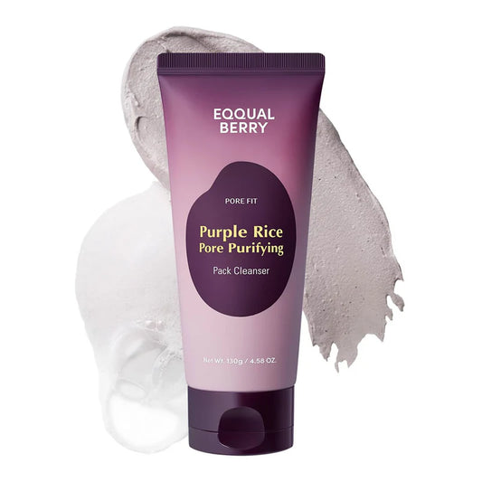 EQQUALBERRY - Purple Rice Pore Purifying Pack Cleanser 130ml