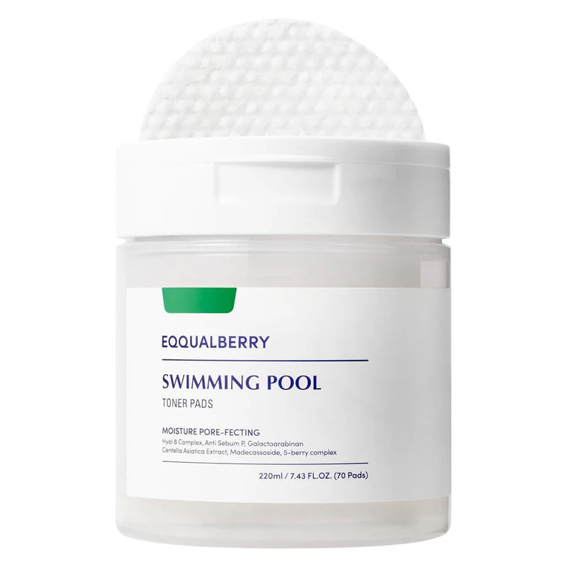 EQQUALBERRY – Swimming Pool Toner Pads 220 ml / 70 Pads