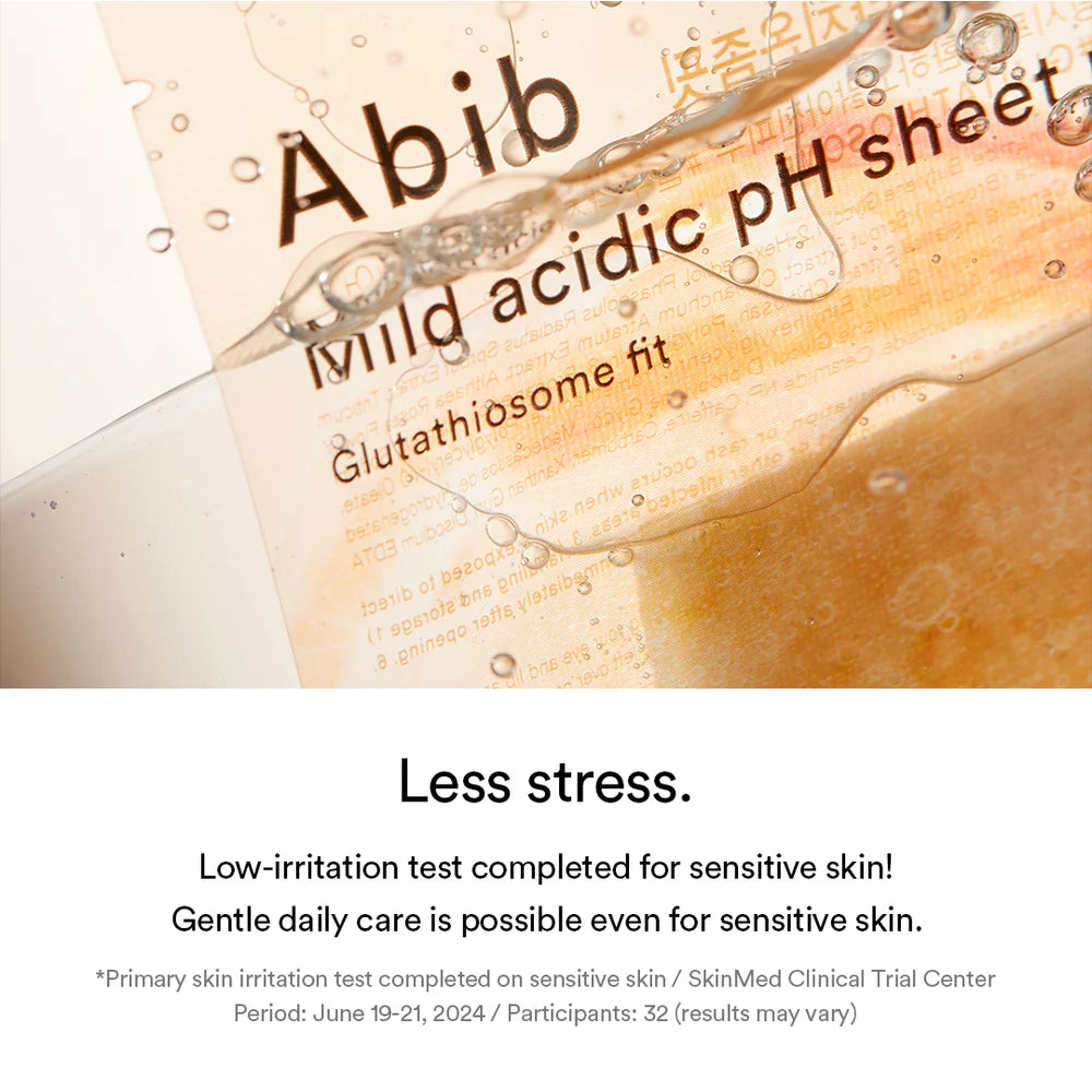 ABIB – Mild Acidic pH Sheet Mask Glutathiosome Fit 1 pc