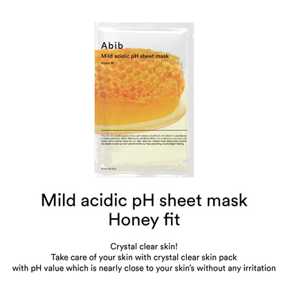 ABIB – Mild Acidic pH Sheet Mask Honey Fit 1 pc