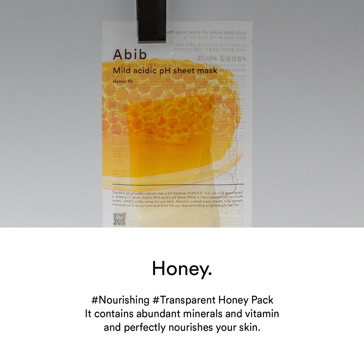ABIB – Mild Acidic pH Sheet Mask Honey Fit 1 pc