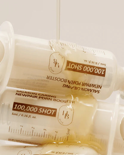 HEVEBLUE - Salmon Caring Centella New Pair PDRN Booster 100,000 Shot Essence